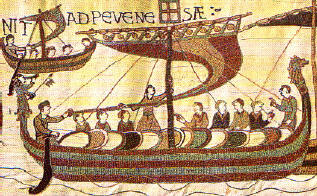 Fragment van het Tapijt van Bayeux