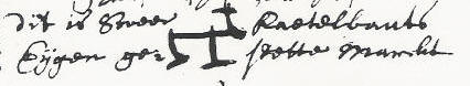 Handtekening van Sweer Raetelbant